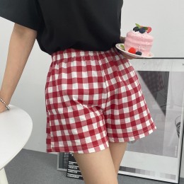 체크 반바지 데일리 이지웨어