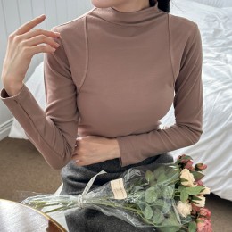 코닐 패치 숄더절개 폴라티 SD-240930