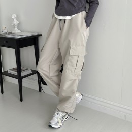 여자 립스톱 윙클카고 와이드 팬츠 SD-240933W