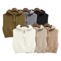 다일스 크롭 후드 베스트 SD-241013