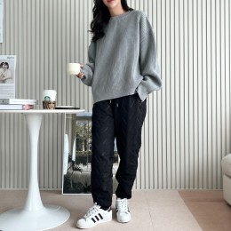 올바 안감양털 패딩 조거팬츠 SD-241031