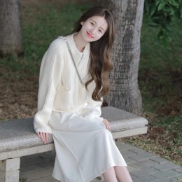 틴클라 포켓 니트 집업 SD-241041