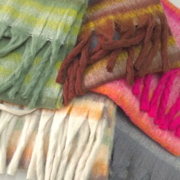 카뮤 소프트 단가라 태슬 머플러 SD-241102