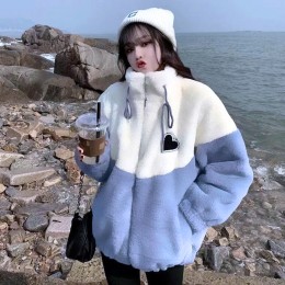 러브 뽀글 하프넥 집업 점퍼 SD-241203