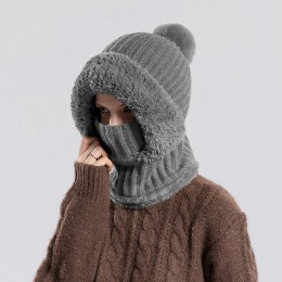 버블 온 탑 소프트 융털 바라클라바 SD-241213