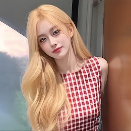밀카이 인모 긴웨이브 여성가발 SD-250304