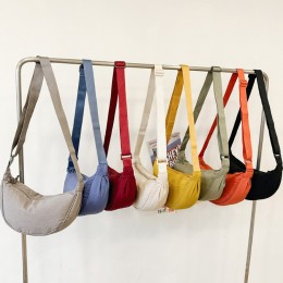 샤니텐 컬러 반달 만두 크로스백 SD-250306