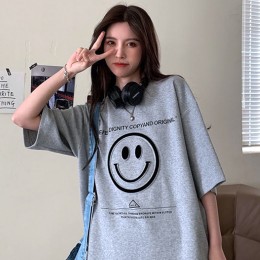 틴틴 미소 프린팅 오버핏 반팔티 SD-250407