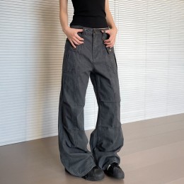 호든 뒷밴딩 와이드 카고팬츠 SD-250503