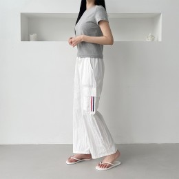 리어싱 허리밴딩 여름 바스락 카고팬츠 SD-250611