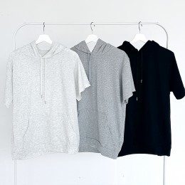 보메론 베이직 후드 반팔티 SD-250614