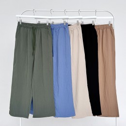 세느뷔 허리밴딩 인견 베이직 와이드바지 SD-250624