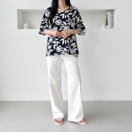 여성 아사 인견 반팔티 10컬러 SD-250701