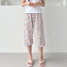 엠보 인조인견 레이스 7부조거 SD-250703