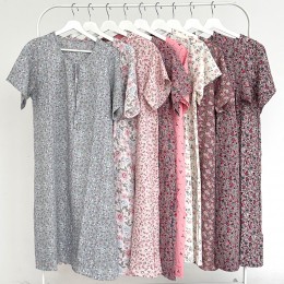 엠보 인조인견 반팔원피스 10컬러 SD-250704