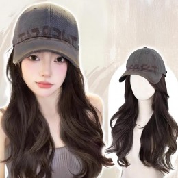 미시야 쉐딩 차콜 캡모자형 가발 SD-250540