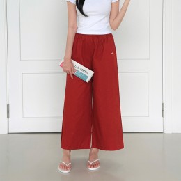 카놀딘 워싱면 A라인 9부 치마바지 SD-250716