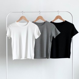 타일드 업텐션 베이직 반팔티 SD-250432