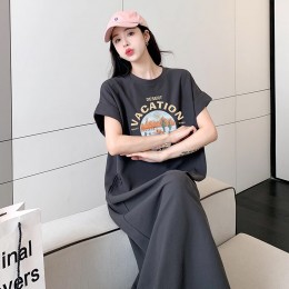 썸머휴일 프린팅 캐주얼 롱 원피스 SD-250601