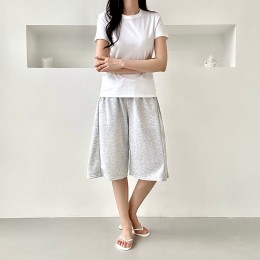 라일즈 허리밴딩 베이직 스트릿 버뮤다 팬츠 SD-250627