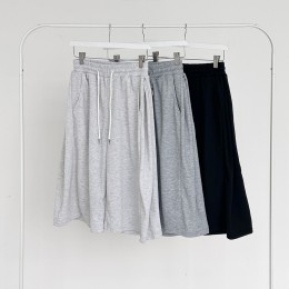 라일즈 허리밴딩 베이직 스트릿 버뮤다 팬츠 SD-250627