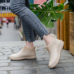 노아즈 발목 포인트 숏 레인부츠 SD-250527