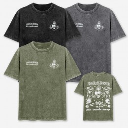 남녀공용 타락천사 피그먼트 프린팅 반팔티 SD-250804