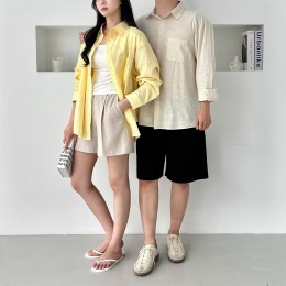 스와니 선셋 린넨 남방 오버핏 셔츠 SD-250620