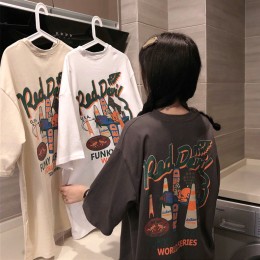 루시 프린팅 오버핏 반팔티 SD-250406