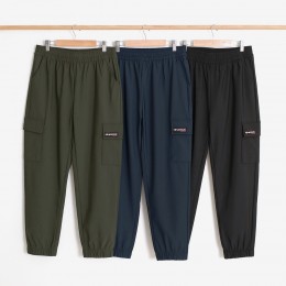 셀모린 허리밴딩 모노 카고 조거바지 SD-250914