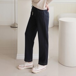 그앨린 허리밴딩 소프트진 일자바지 SD-250917