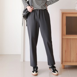 챠슬렌 허리밴딩 안감 양모 일자바지 SD-250919