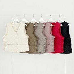 타이브 안감 밍크 패딩조끼 SD-250923