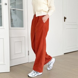 남녀공용 도밍카 안감양털 골덴 와이드바지 SD-251011