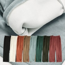 남녀공용 도밍카 안감양털 골덴 와이드바지 SD-251011