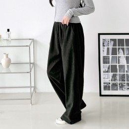 바미르 허리밴딩 골덴 와이드바지 SD-251005