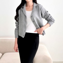 캔도브 카라 가디건 울니트자켓 SD-251036