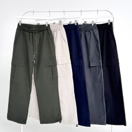 립스톱 남녀 기모 카고 스트링 와이드바지 SD-251042