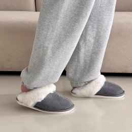 바즌 남녀 윈터허그 소프트 털슬리퍼 SD-251038