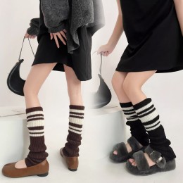 가젠 줄무늬 골지 니트 레그워머 발토시 SD-251048