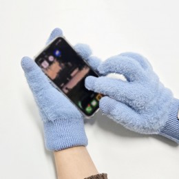 지셀 방한 이중원단 소프트 밍크 기모장갑 SD-251113