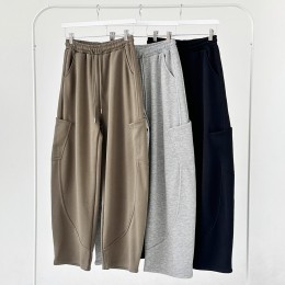 밀도프 남녀공용 극세모 포켓 커브드바지 SD-251121