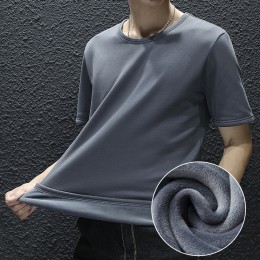 캐프 안감기모 반팔 티셔츠 이너티 홈웨어 SD-251135