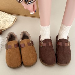 안드레아 버클 퍼 슬립온 데일리 털신 SD-251143