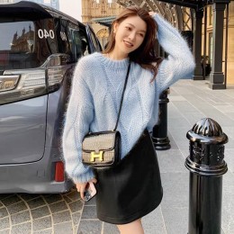 카포라 소프트 라운드넥 빅케이블 니트 SD-251151