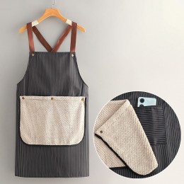 체르 수건 탈부착 포켓 방수 앞치마 SD-251162