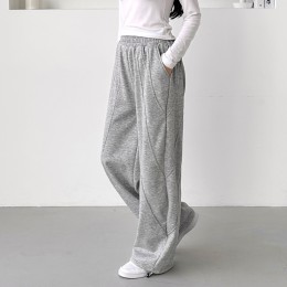 본도프 심라인 커브드 스트링 와이드바지 SD-251165