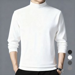 리버드 남성 소프트 기모 하프넥 폴라티 SD-251229