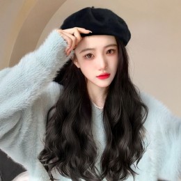 아띠스 베레모 모자형 탈부착 가발 SD-251125