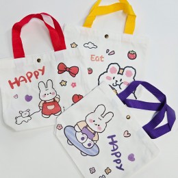 텐쯔 캔버스 토끼 미니 에코백 큐티 토트백 SD-260128